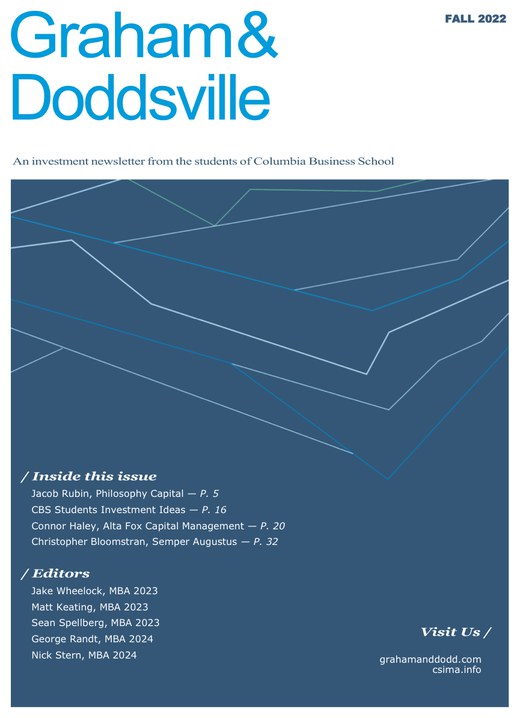 Graham & Doddsville, Columbia Business School